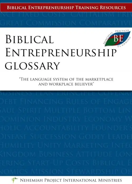 Biblical Entrepreneurship Glossary (Paperback)