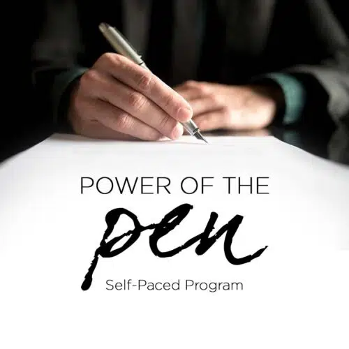 Power of the Pen Self-Paced Program