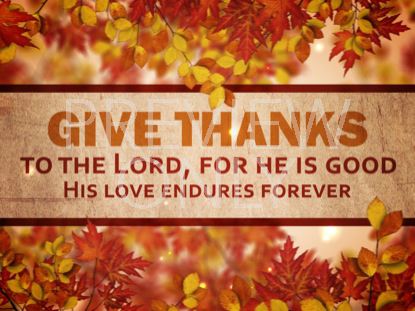 give thanks - Nehemiah Entrepreneurship Community