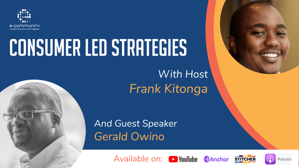 EC Podcast Guest host Frank Kitonga with speaker Gerald Owino