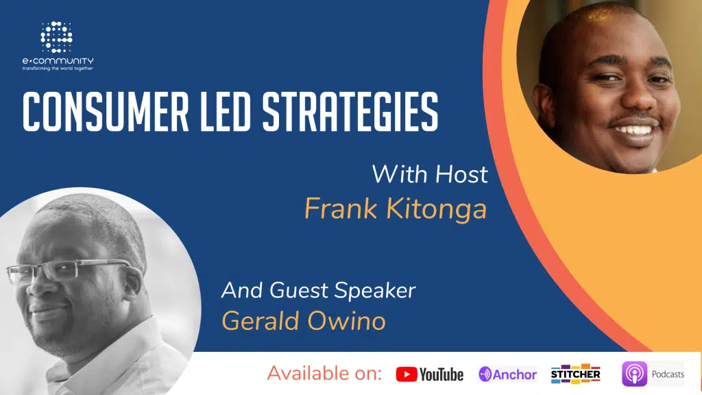 EC Podcast Guest host Frank Kitonga with speaker Gerald Owino