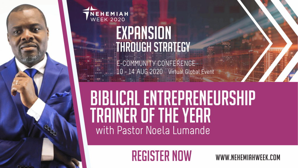 Biblical Entrepreneurship Trainer of the Year, Pastor Noela Lumande