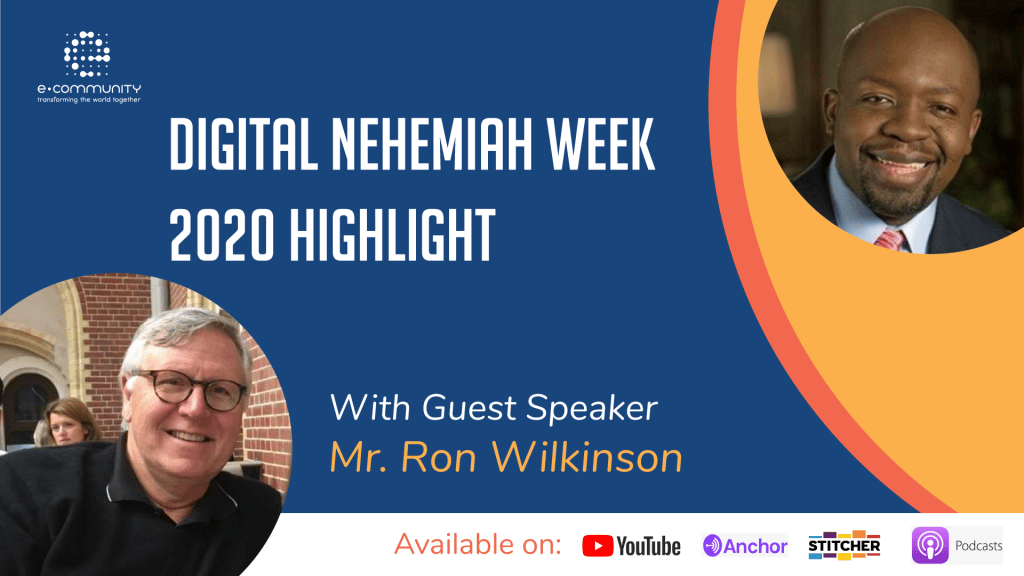 Digital Nehemiah Week 2020 Highlights Host Patrice Tsague with Mr. Ron Wilkinson