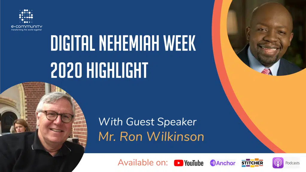 Digital Nehemiah Week 2020 Highlights Host Patrice Tsague with Mr. Ron Wilkinson