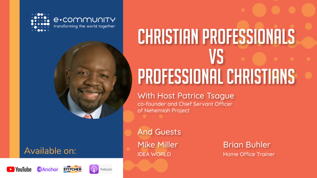 Christian Professionals vs Professional Christians