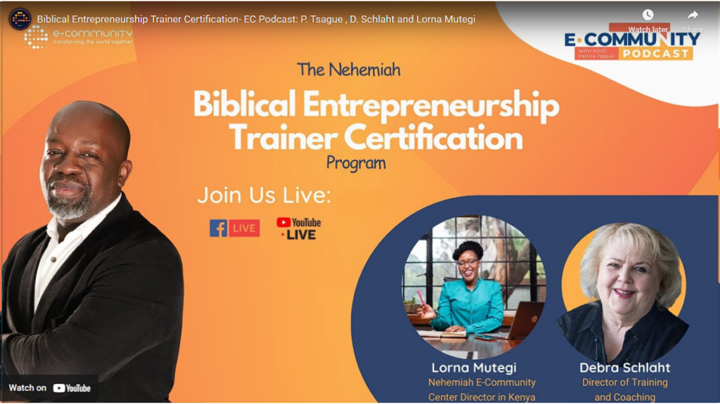 Biblical Entrepreneurship Trainer Certification